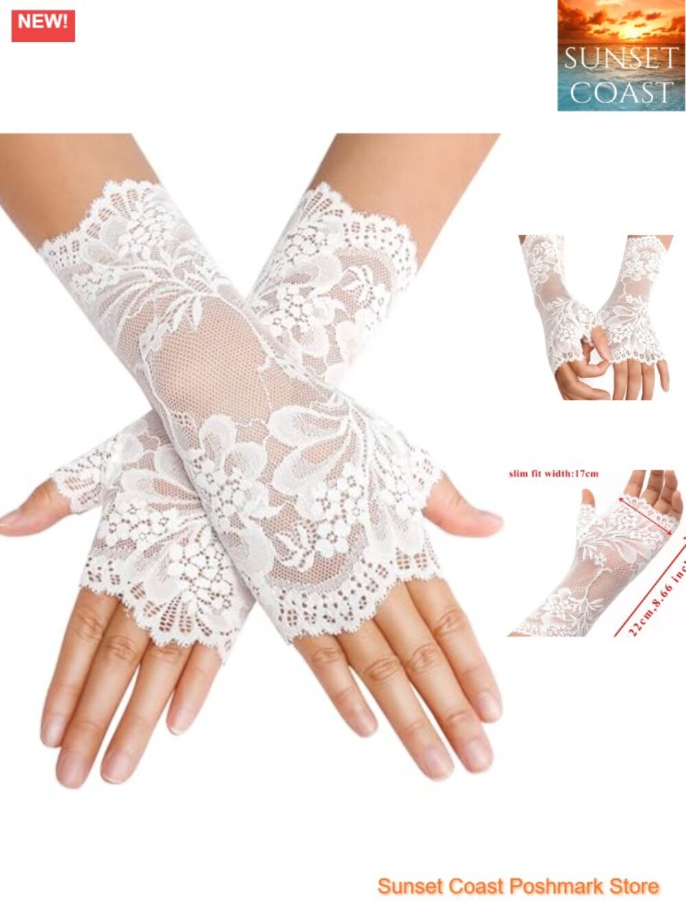 Lace Fingerless Gloves Women Gothic Bridal Wrist Gloves Sunblock Opera Evening